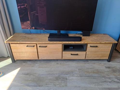 Houten tv-meubel, Huis en Inrichting, Kasten | Televisiemeubels, Zo goed als nieuw, Minder dan 100 cm, Minder dan 50 cm, 25 tot 50 cm