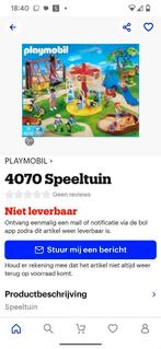 Playmobil grote speeltuin 4070 - Compleet, Ophalen, Zo goed als nieuw