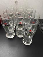 10 Heineken glazen 0,25ml, Ophalen, Zo goed als nieuw, Bierglas