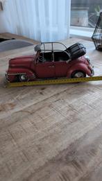 Vintage Metalen Modelauto Oldtimer Cabriolet, Hobby en Vrije tijd, Modelauto's | 1:87, Ophalen of Verzenden, Auto, Overige merken