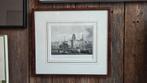 gravure rotterdam le kolk ingelijst, Antiek en Kunst, Ophalen of Verzenden