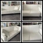 Gratis leren hoekbank - Zelf demonteren en ophalen!, Huis en Inrichting, Banken | Bankstellen, Ophalen, Gebruikt, Hoekbank, Leer