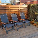 Tuinstoelen, Tuin en Terras, Tuinstoelen, Ophalen of Verzenden, Gebruikt, Aluminium, Stapelbaar