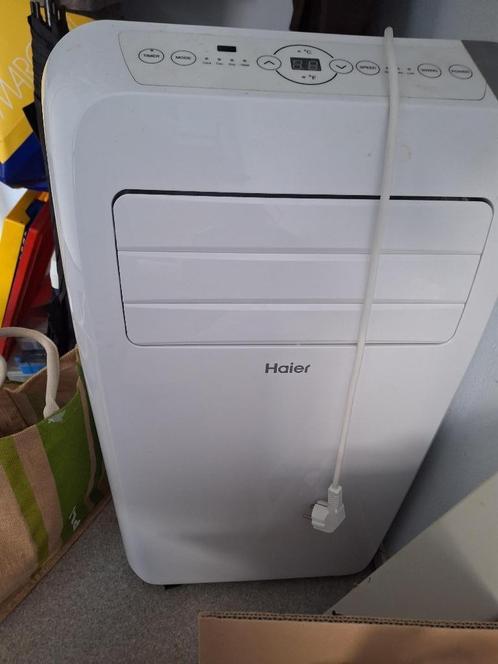 Haier mobiele airco met afvoerslang, Witgoed en Apparatuur, Airco's, Gebruikt, Mobiele airco, Minder dan 60 m³, 3 snelheden of meer