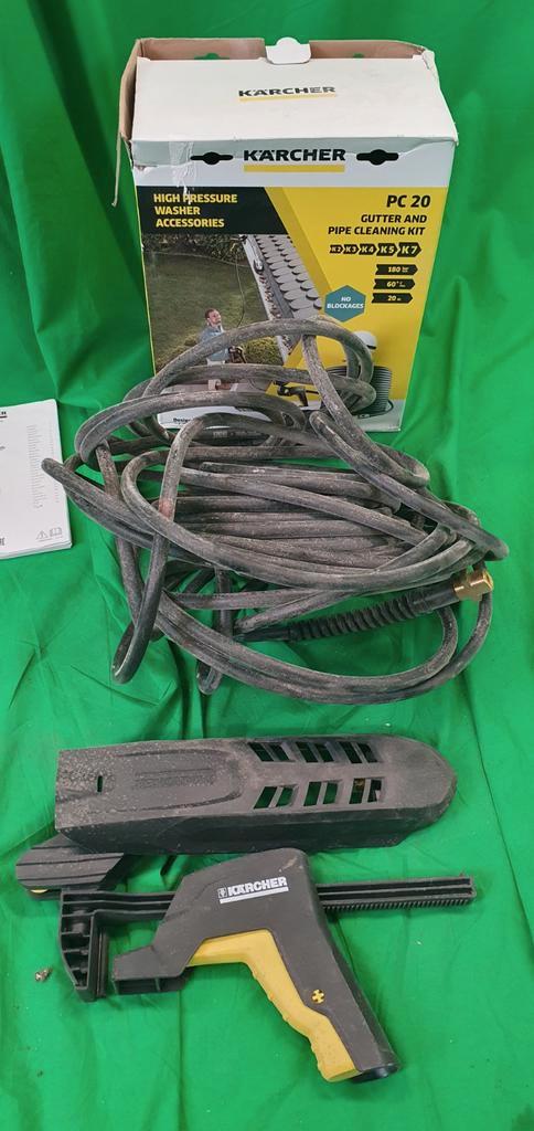Karcher PC20 Gootreinigingsset + Vloerreiniger, Tuin en Terras, Hogedrukreinigers, Gebruikt, Elektrisch, Ophalen