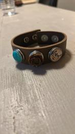 Noosa Amsterdam dames armband met 7 chunks, Sieraden, Tassen en Uiterlijk, Ringen, Overige materialen, Bruin, 19 tot 20, Ophalen of Verzenden