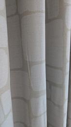 Beige verduisterende gordijnen - 145x300, Ophalen of Verzenden, Beige, Minder dan 100 cm