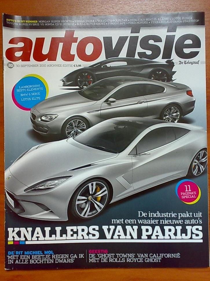 AutoVisie: Volvo C30, Ford Mondeo, Renault Floride, BMW E90, Boeken, Auto's | Folders en Tijdschriften, Zo goed als nieuw, Algemeen