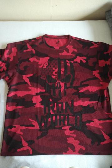 GASP T-shirt Thermal Skull Tee, Red Camo (nieuw)  beschikbaar voor biedingen