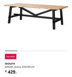 Eettafel - Ikea Skogsta | 235 cm, 200 cm of meer, 100 tot 150 cm, Modern, Rechthoekig