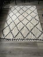 Modern vloerkleed crème-zwart 160x230, 150 tot 200 cm, Crème, 200 cm of meer, Ophalen of Verzenden
