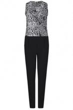 Supertrash Jumpsuit Wildheart Feather maat 36, zwart-wit., Supertrash, Zwart, Nieuw, Ophalen of Verzenden