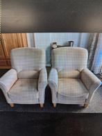 Nette Beige fauteuils, Ophalen, Zo goed als nieuw, 75 tot 100 cm, 50 tot 75 cm