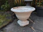 Tuinvaas breed laag model kunststof betonlook, Tuin en Terras, Tuinvazen, Ophalen, Gebruikt