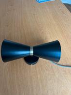 Design wandlamp - zwart en messing, Ophalen of Verzenden, Zo goed als nieuw, Metaal