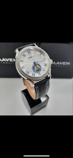 Nieuw Haaven Automatisch Horloge, Sieraden, Tassen en Uiterlijk, Horloges | Heren, Overige merken, Leer, Staal, Polshorloge