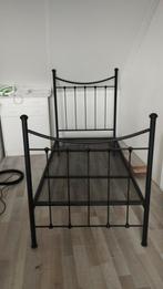 Stroer matzwart prinsessen bed 90x200, 90 cm, Eenpersoons, Zwart, Ophalen of Verzenden