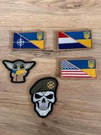 Patches collection Ukraine /nato/Nl/America flag, Ophalen of Verzenden, Luchtmacht, Amerika, Embleem of Badge