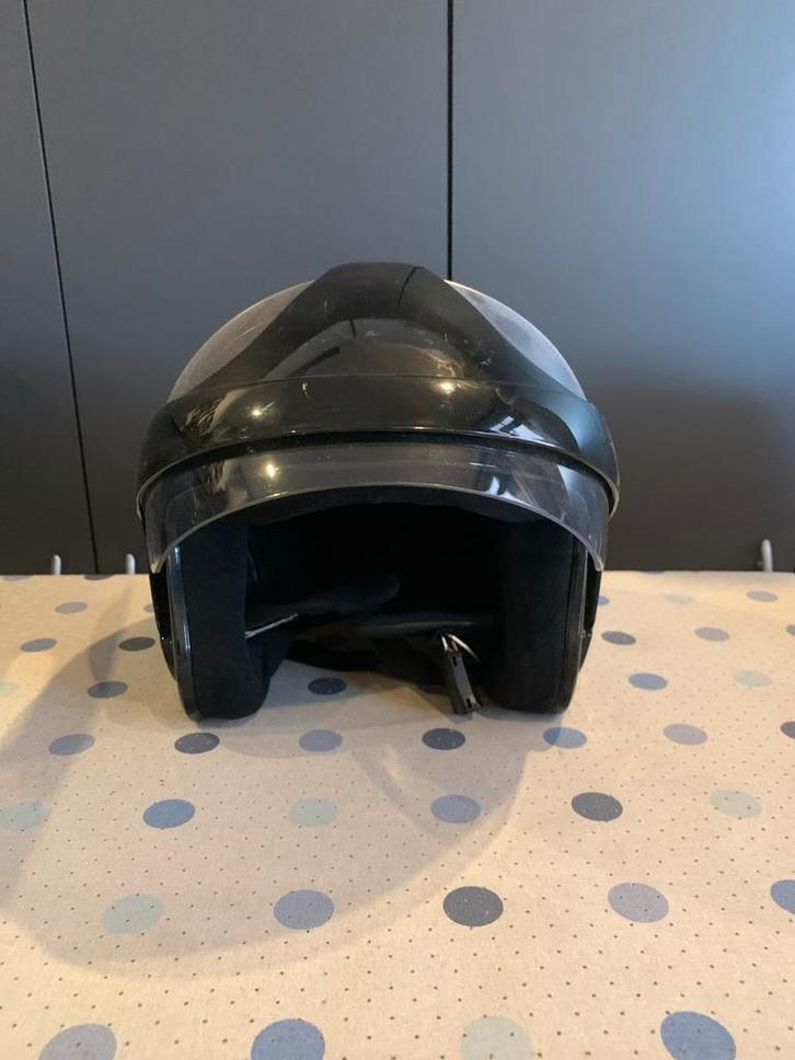 HJC helm Maat M/Nau helm Maat S - gebruikt, Fietsen en Brommers, Brommerhelmen, Gebruikt, Medium, Ophalen