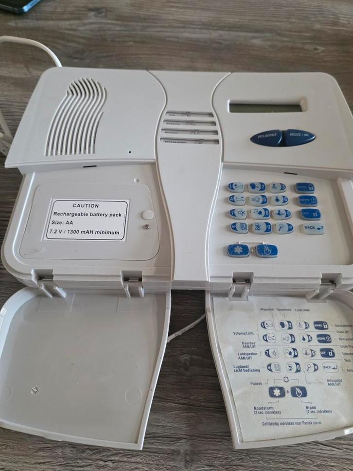 Thuis beveiligingssysteem, Doe-het-zelf en Verbouw, Alarmsystemen, Gebruikt, Compleet systeem, Draadloos, Afstandsbediening, Ophalen of Verzenden