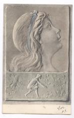 Art nouveau ansichtkaart, ca. 1900-1910, Ophalen of Verzenden, Voor 1920, Overige thema's