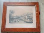 Lithografie "Le cerf a l'eau" - A. de la Devansaye (naar), Antiek en Kunst, Kunst | Litho's en Zeefdrukken, Ophalen