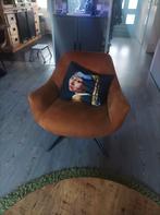 Cognac kleur stoel, Huis en Inrichting, Ophalen, Zo goed als nieuw