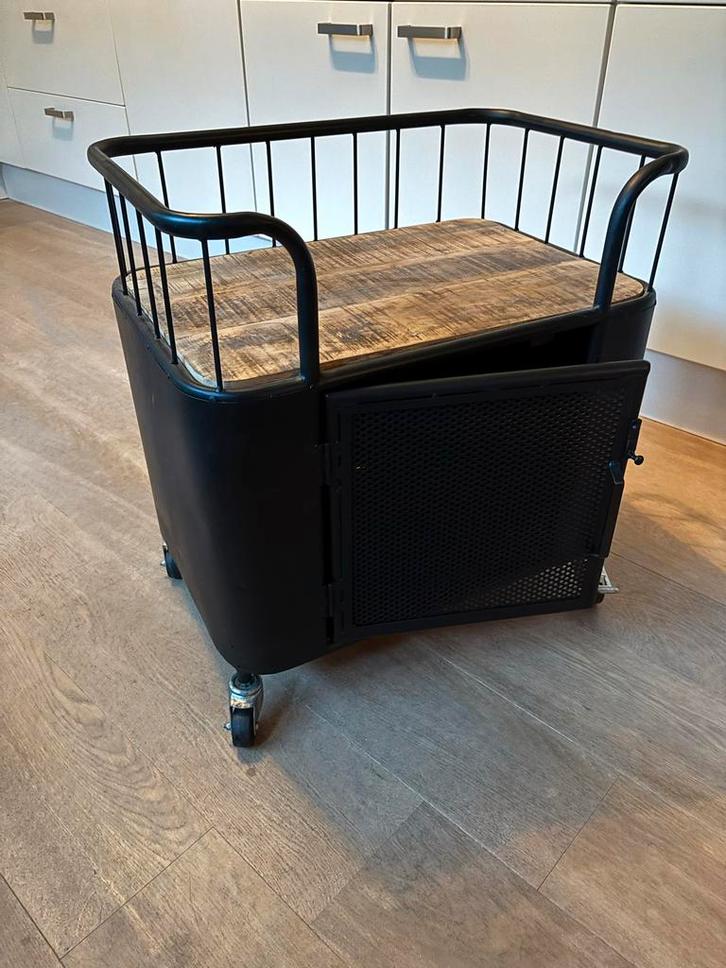 Vintage Verrijdbaar Kastje, Huis en Inrichting, Kasten | Overige, Gebruikt, Ophalen