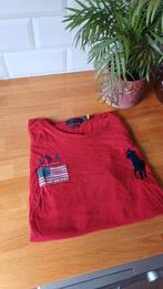 Rode Polo Ralph Lauren T-shirt Custom Slim Fit L – USA Flag, Ophalen of Verzenden, Zo goed als nieuw, Ralph Lauren Polo