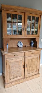 Antieke buffet kast Marrakech delfts blauw servies, Ophalen, 100 tot 150 cm, 200 cm of meer, Antiek Marrakech