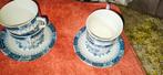 Royal Blue Kop en Schotel Set (2 stuks), Ophalen of Verzenden