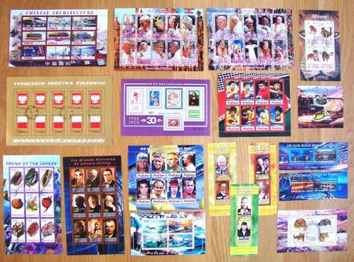 18 Blokken / blokjes Diverse Motieven., Postzegels en Munten, Postzegels | Thematische zegels, Gestempeld, Overige thema's, Verzenden