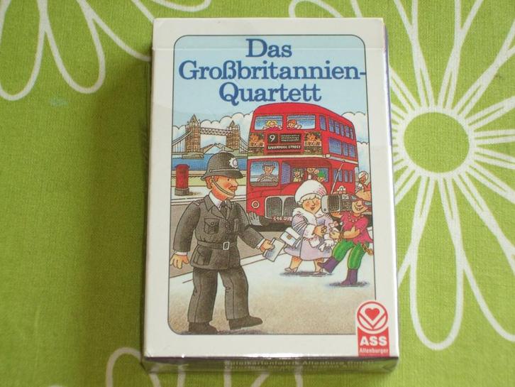 Duits Groot Brittannië kwartet - Grossbritannien quartett, Verzamelen, Speelkaarten, Jokers en Kwartetten, Zo goed als nieuw, Kwartet(ten)