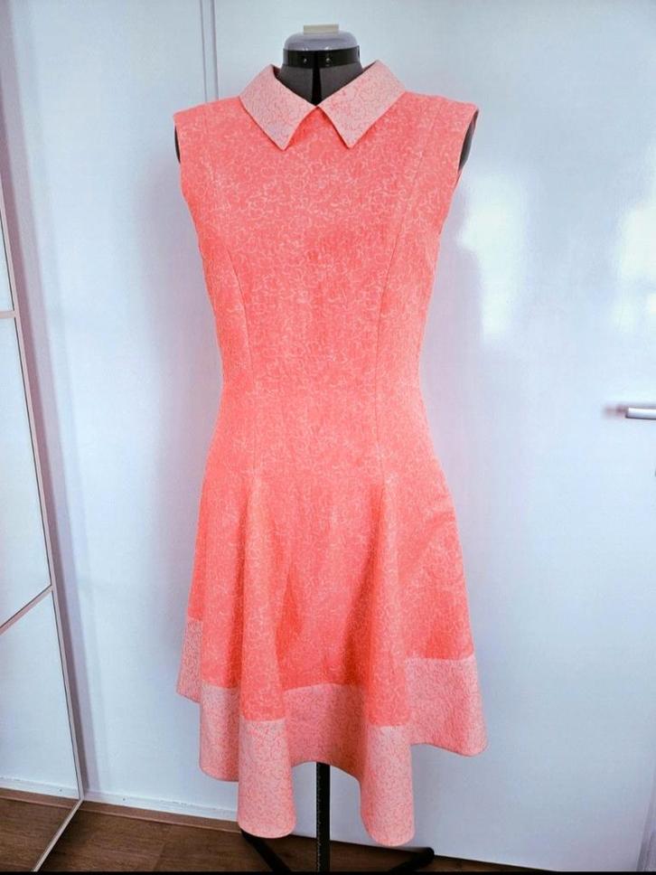 Statement jurk met zijde maat 40, Kleding | Dames, Gelegenheidskleding, Zo goed als nieuw, Cocktailjurk, Maat 38/40 (M), Roze
