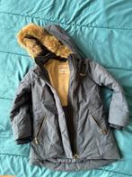 Vingino winterjas blauw maat 128, Kinderen en Baby's, Kinderkleding | Maat 128, Ophalen, Zo goed als nieuw, Meisje, Jas