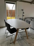 Xooon Eettafel ovaal L1.90 BR 1.10  H 77,5 kl.blad l.grijs, Huis en Inrichting, Tafels | Eettafels, Ophalen, 150 tot 200 cm, 200 cm of meer