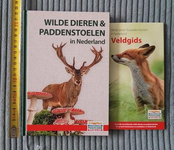 Boek postcodeloterij: Wilde dieren & paddenstoelen, veldgids beschikbaar voor biedingen