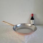 Culinox spring - S koperen koekenpan hapjespan sauspan, Ophalen of Verzenden, Gebruikt, Rvs, Koekenpan of Braadpan