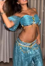 Buikdans Kostuum in blauw Maat S/M, Kleding | Dames, Ophalen, Nieuw, Kleding, Maat 36 (S)