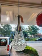 Vintage Glazen Hanglamp, Huis en Inrichting, Lampen | Hanglampen, Gebruikt, Geen, Vintage, Ophalen of Verzenden