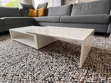Salontafel hoogglans wit