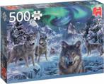 NIEUW puzzel 500 Jumbo Winterwolven wolf sneeuw bos GESEALED, Ophalen of Verzenden, 500 t/m 1500 stukjes, Nieuw, Legpuzzel