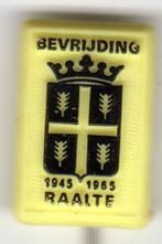 Speldje BEVRIJDING WAPEN RAALTE 1945 1965 (A9)  KIJK OOK EEN, Verzamelen, Speldjes, Pins en Buttons, Verzenden, Gebruikt, Overige onderwerpen