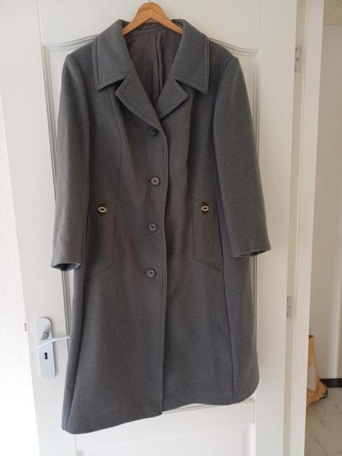 Vintage Grijze Damesjas Asco-Form, Kleding | Dames, Jassen | Zomer, Gedragen, Maat 42/44 (L), Grijs, Ophalen of Verzenden