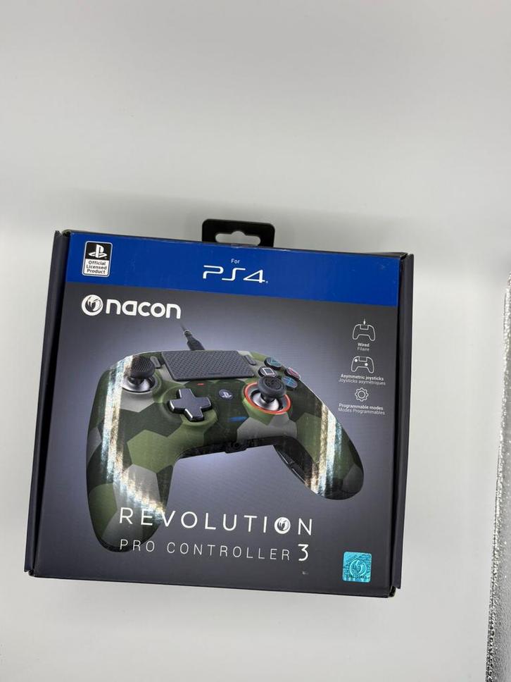Nacon Revolution Pro Controller 3 - PS4, Spelcomputers en Games, Spelcomputers | Overige, Nieuw, Ophalen of Verzenden