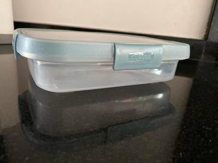 Curver Diepvries Bewaarbakje, Huis en Inrichting, Keuken | Tupperware, Zo goed als nieuw, Bak of Kom, Wit, Ophalen of Verzenden