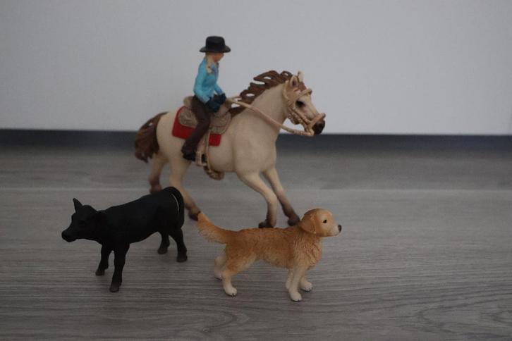 IZGS Schleich western cowgirl 42419, Verzamelen, Speelgoed, Zo goed als nieuw, Ophalen of Verzenden