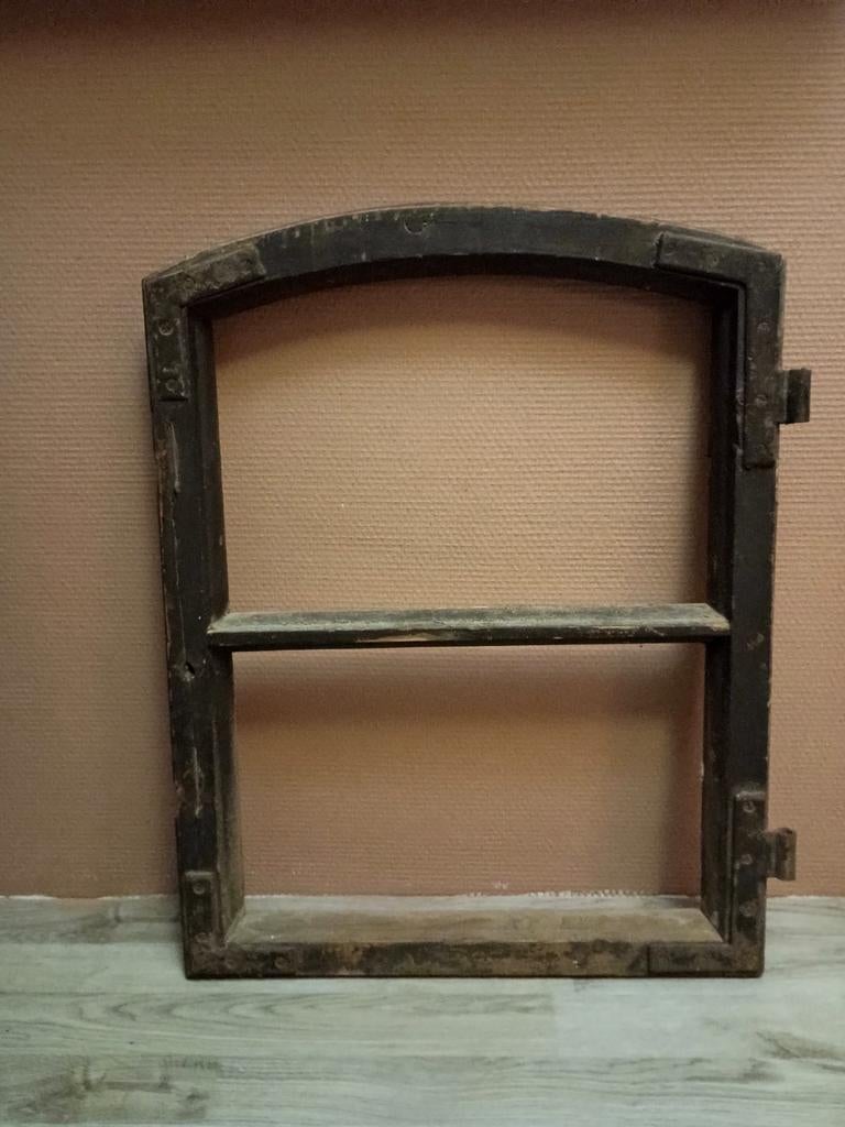 Oude decoratieve raamkozijn, Ophalen of Verzenden, Gebruikt