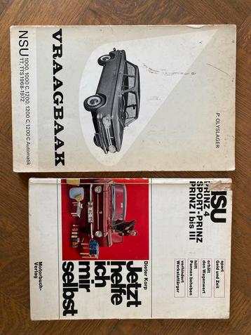 NSU Vraagbaak & Reparatieboek - Prinz 4, Sport-Prinz beschikbaar voor biedingen