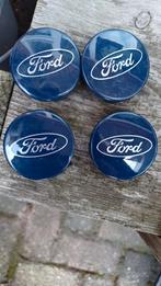 Wielnaafdoppen Ford  blauw.  55mm buiten en 50mm binnen maat, Ophalen, Gebruikt